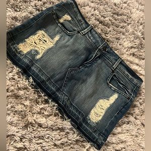 New without tags never worn denim jean mini skirt size 29